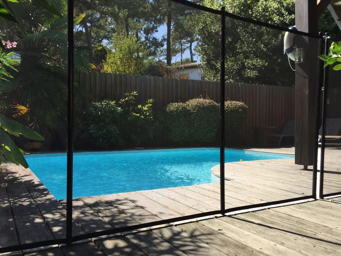 Barrière De Sécurité Pour Piscine Module 3mx1,22m Conforme NF P90 306