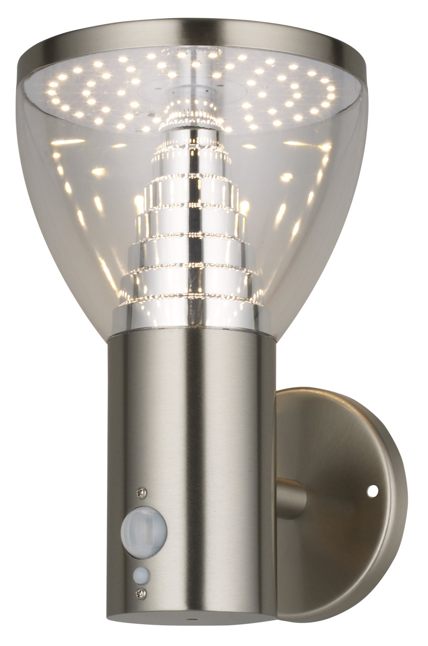 Festive Lights - Jardinière Murale Ovale Grise Solaire 50 Cm LED Blanc Chaud - Design IP44 - Panier Métal Extérieur Moderne