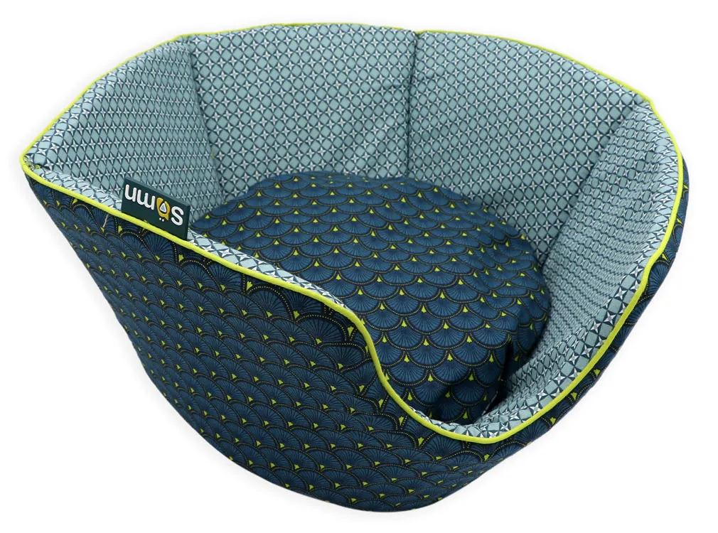 Katzenbett Mozaic Ø 50 cm doppelseitig und abziehbar