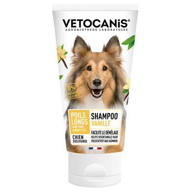 Shampoing poils longs pour chien 300 ml