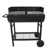 Barbecue Fumoir charbon cylindrique pas cher - OOGarden