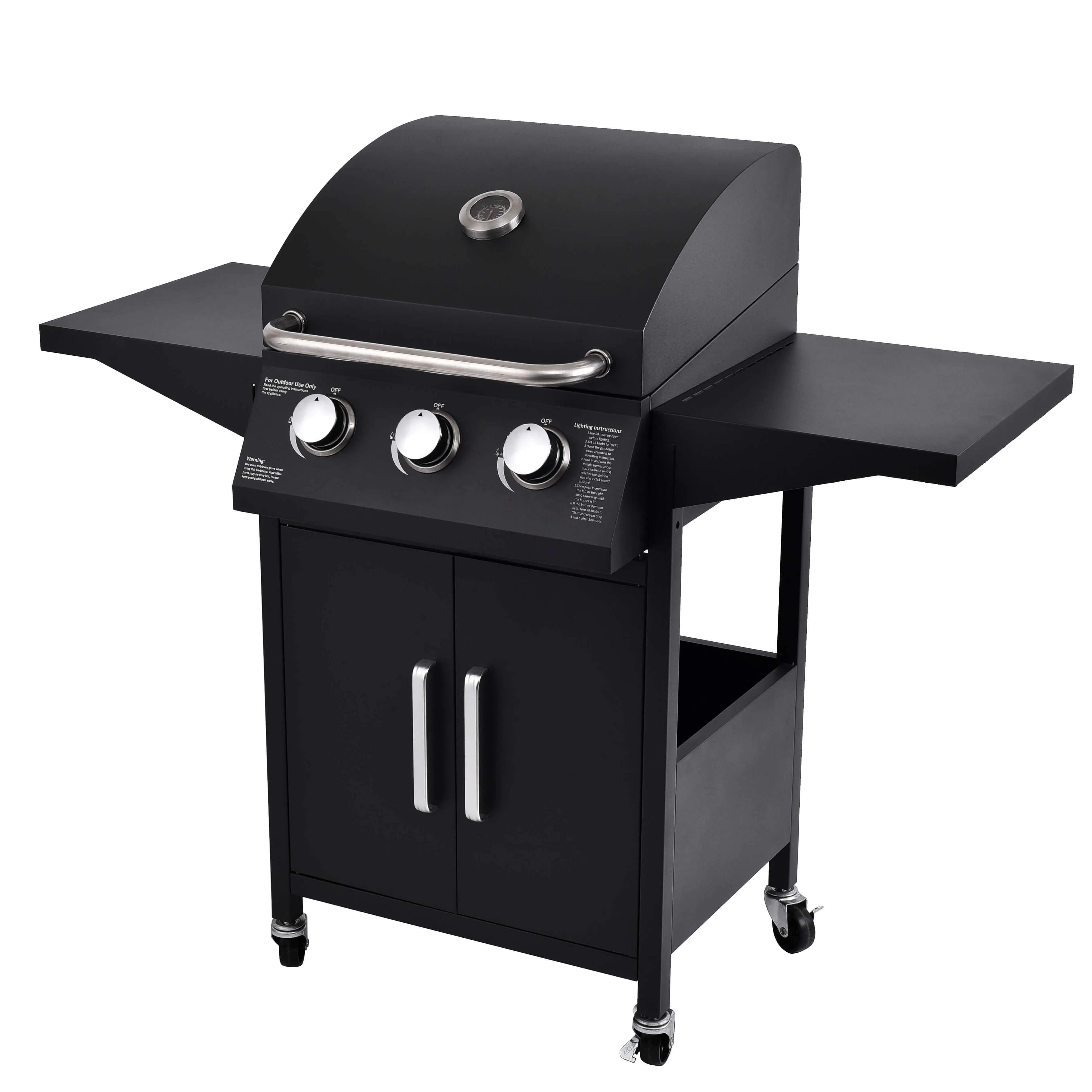 Barbecue gaz IDAHO 3 feux