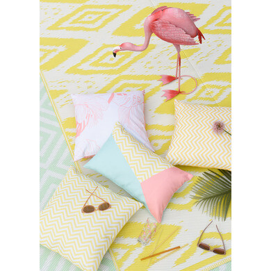 Coussin Soleil Jaune Mignon 35-45 Cm - Décoration Chambre Ado Fille Ou Enfant Ultra Doux