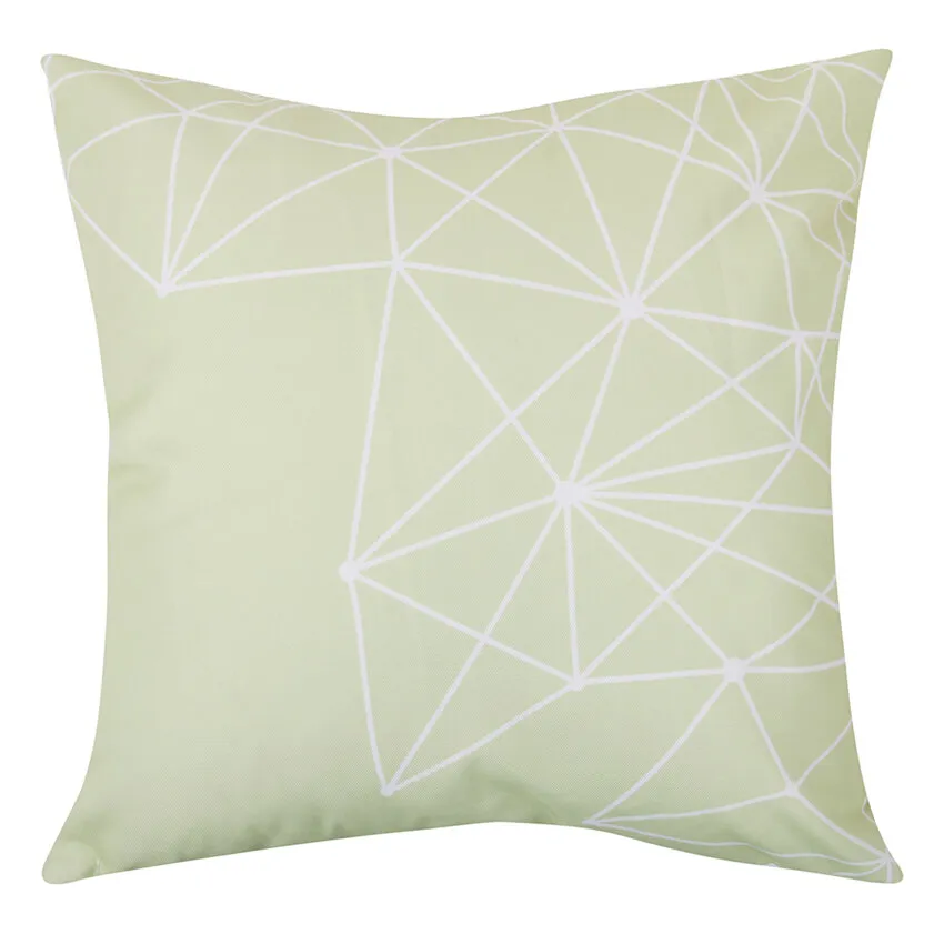 Coussin d'extÃ©rieur motifs gÃ©omÃ©trique mojito 45x45 cm KALGA