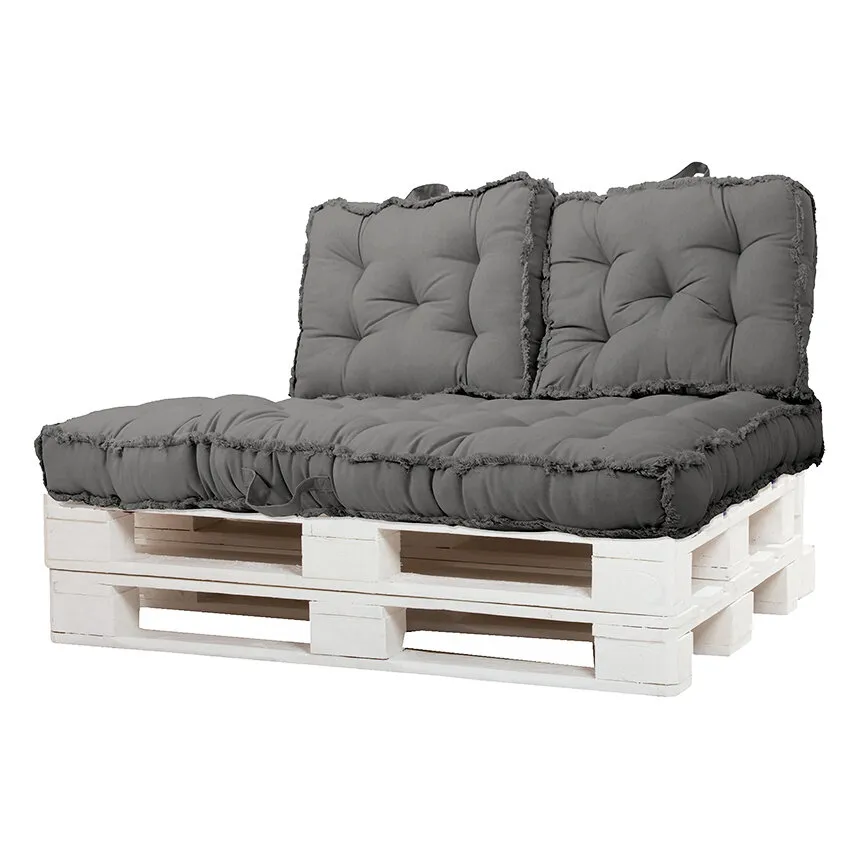 Coussins palettes capitonnÃ©: Assise et Dossiers 110 x 70 cm YAL