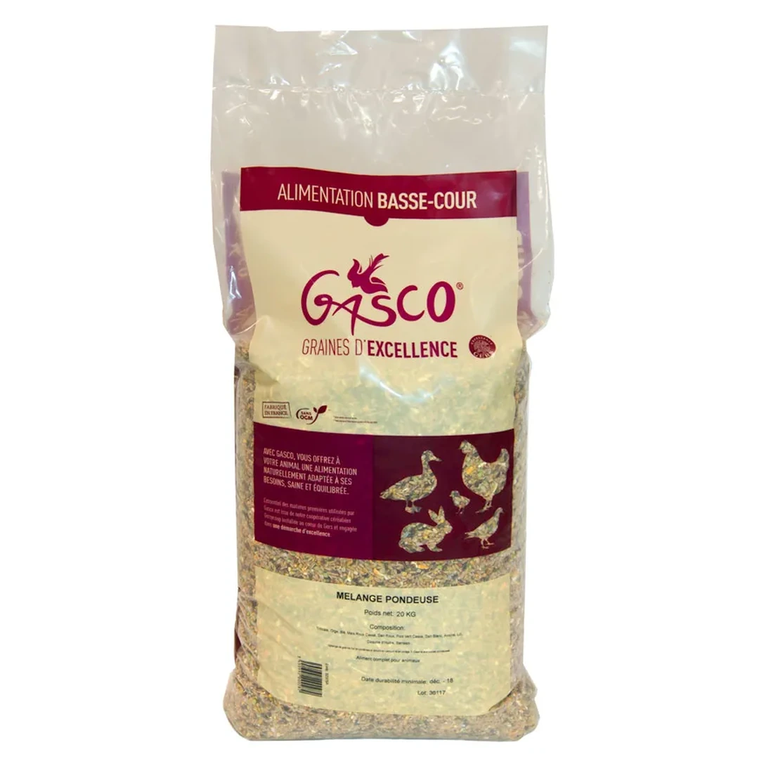 Mélange Pour Poules Pondeuses 20 Kg Sans OGM - Enrichi en Oméga 3