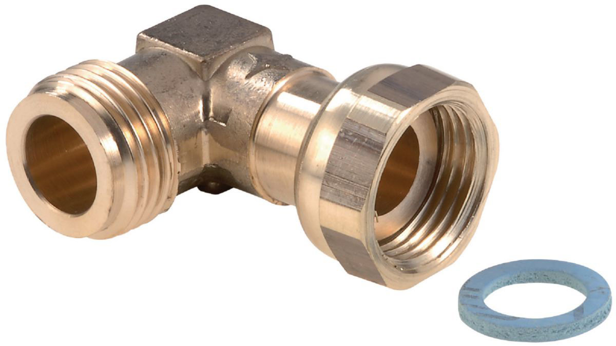 Coude Gaz 15/21 Mm Embouts Plat Et Conique - Raccord Pour Cuisinière Gaz - 4