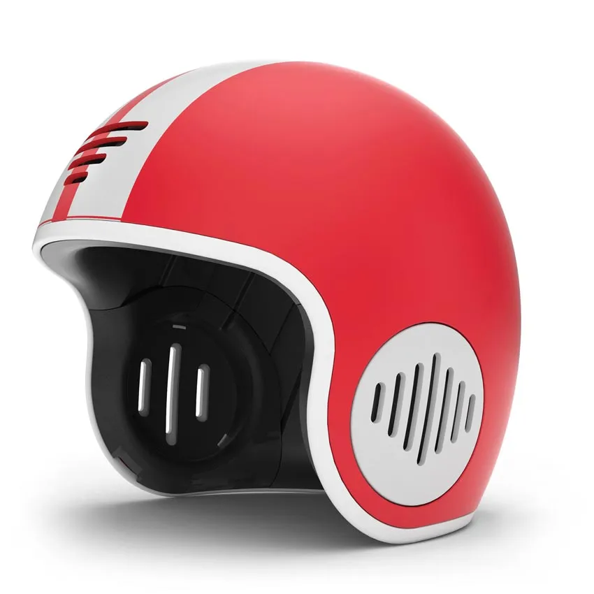 Casque rÃ©tro multisports Bobbi rouge (S)
