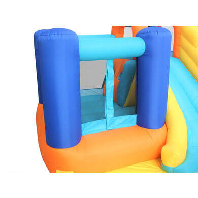 Chateau Gonflable Château Gonflable Avec Toboggan Et Piscine à Balles - Parc De Jeux Enfants 370W Animation Fête Extérieur Chateau Gonflable Château Gonflable Avec Toboggan Et Piscine à Balles - Parc De Jeux Enfants 370W Animation Fête Extérieur