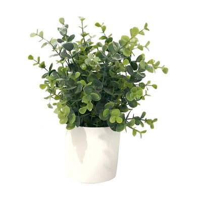 Plante artificielle avec pot en ciment 35 cm - OOGarden