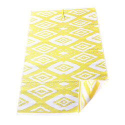 Tapis d'extérieur rectangle 180 x 270 cm jaune PALCA - OOGarden