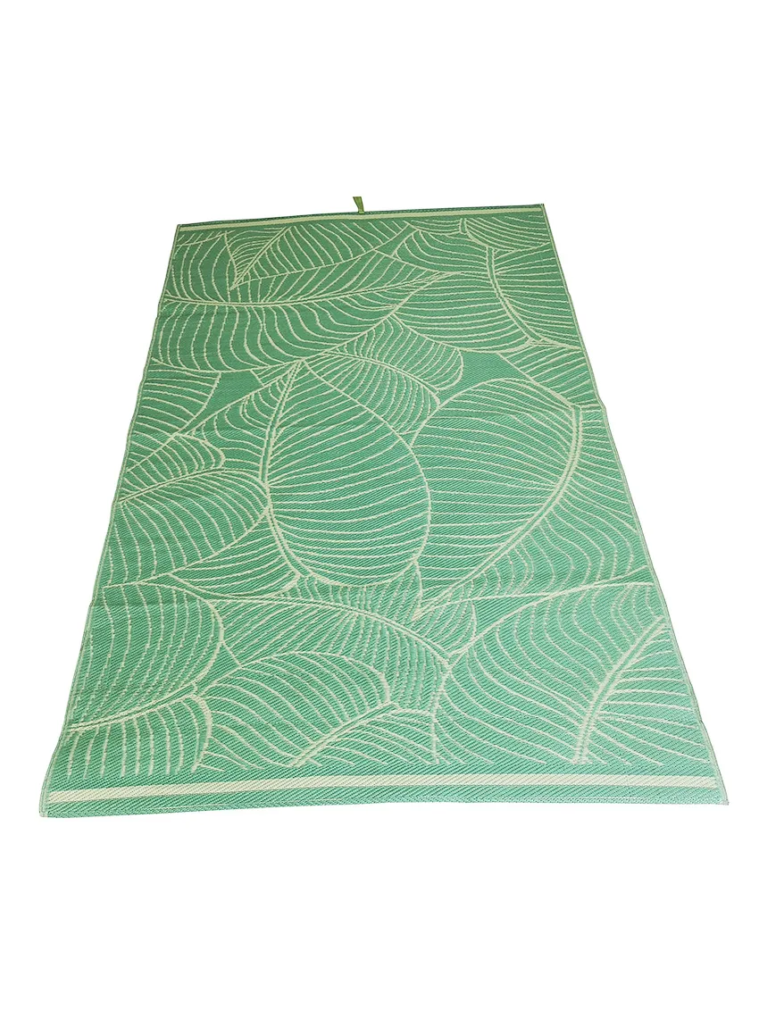Tapis d'extérieur rectangulaire tropical AIKE 180x270 cm Vert