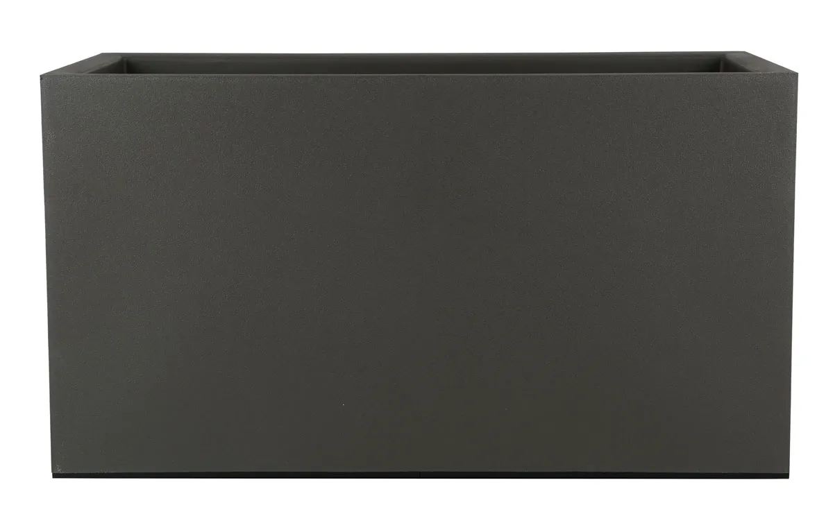 Jardinière rectangle 80 cm gris anthracite FIDOR
