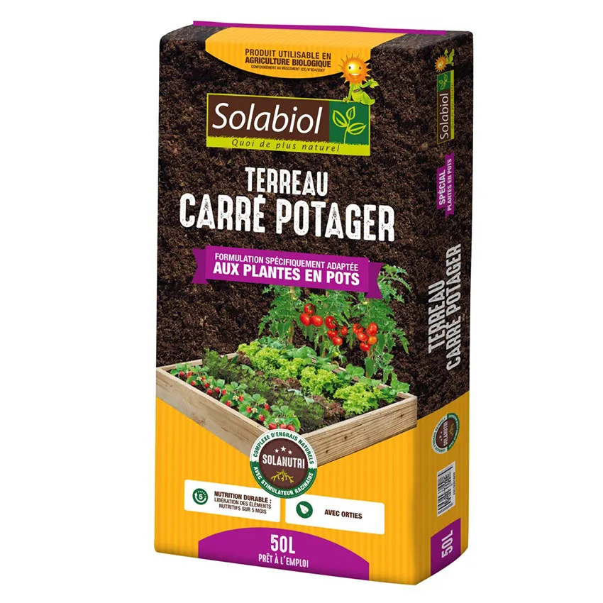 Terreau carrÃ© potager UAB 50L