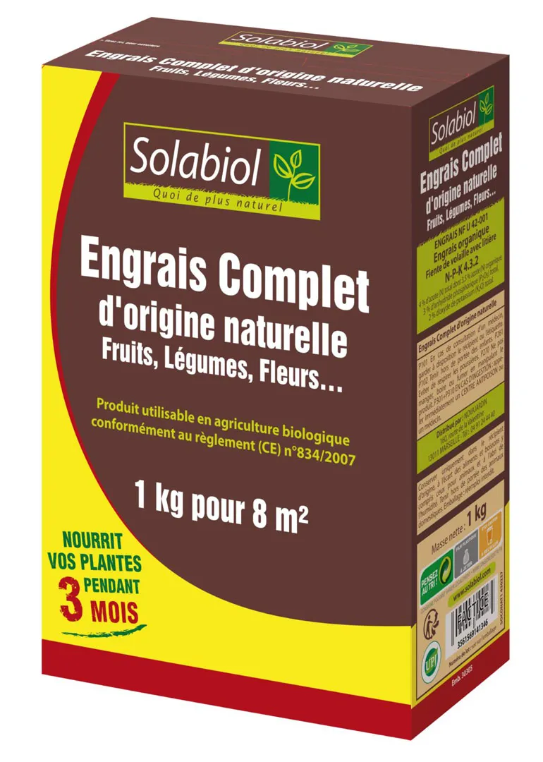 Engrais complet UAB 1kg