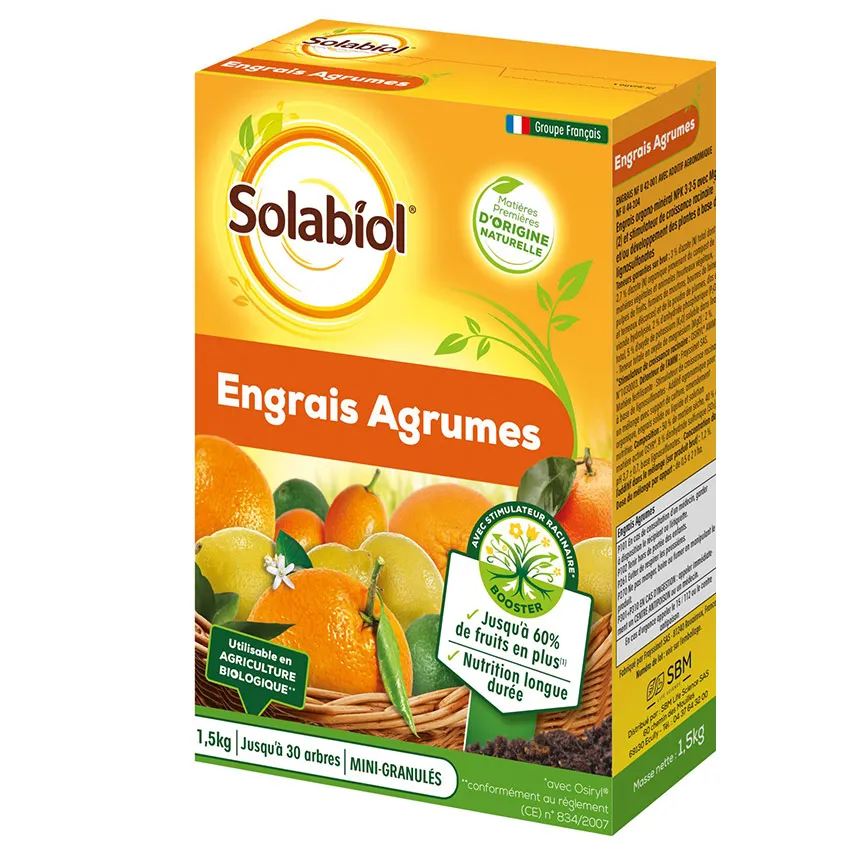 Engrais agrumes UAB 1,5kg