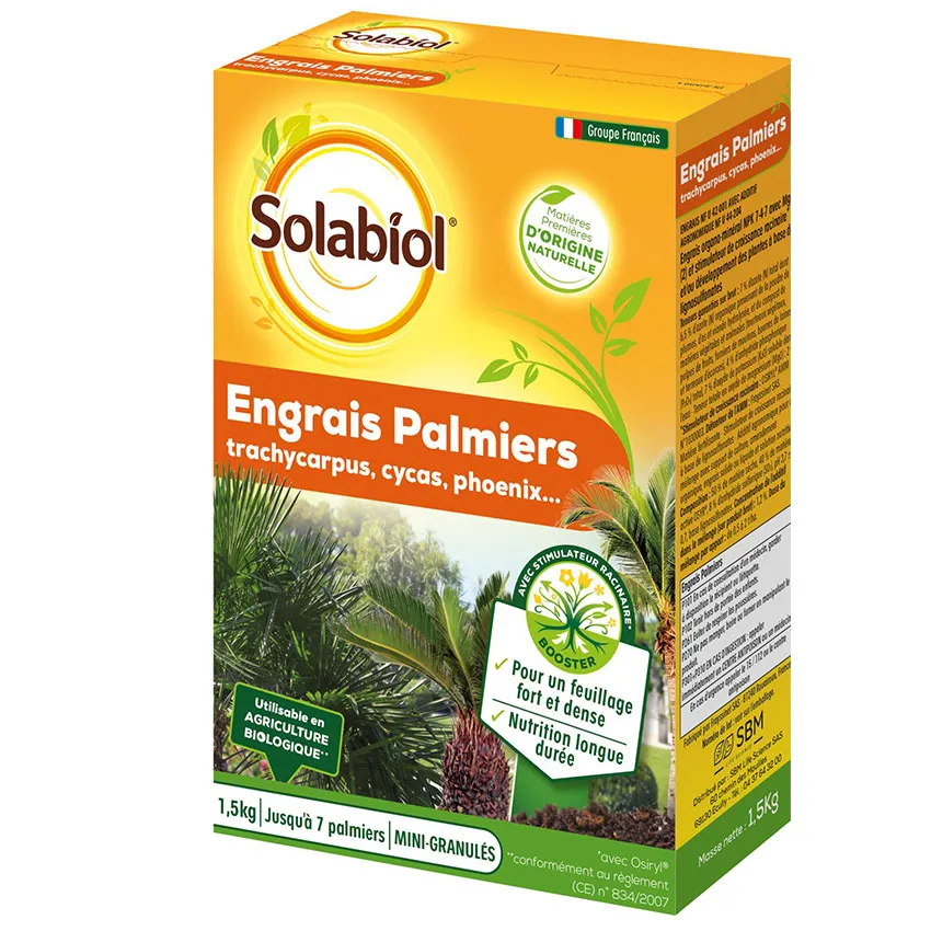 Engrais palmier et plantes mÃ©diterranÃ©ennes UAB 1,5kg