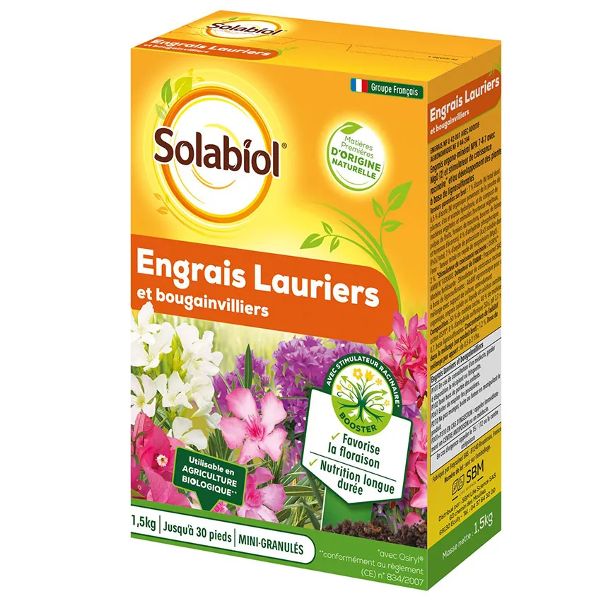 Engrais lauriers et bougainvillier UAB 1,5kg