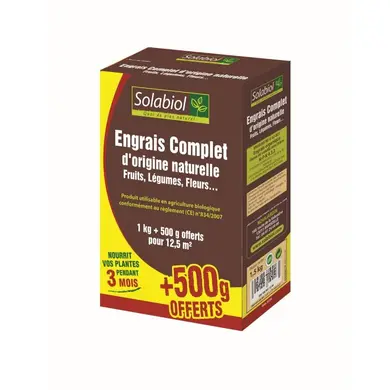 Volledige meststof UAB 1,5 kg - SOLABIOL