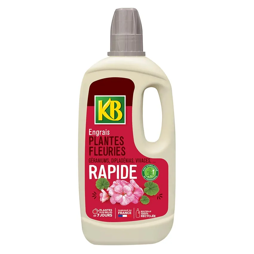 Engrais plantes fleuries, gÃ©raniums 1 L