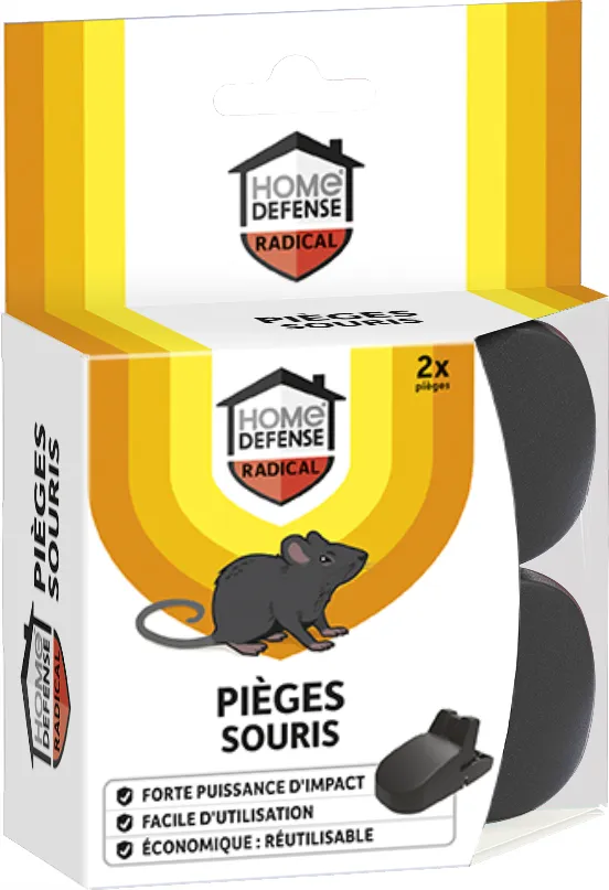 Pièges CROCODILES contre les Souris - Lot de 2