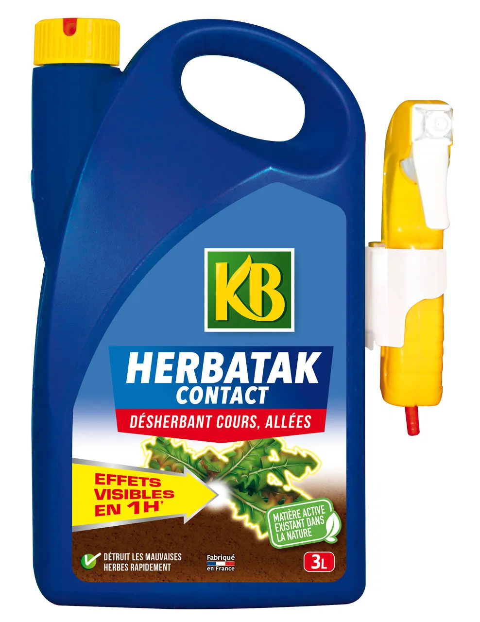 Désherbant Herbatak Contact - Prêt à l'Emploi - 3L