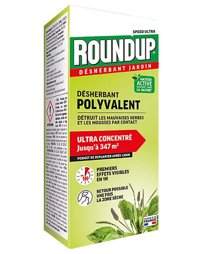 Désherbant RoundUp Speed Ultra - Prêt à l'Emploi - Grande Surface
