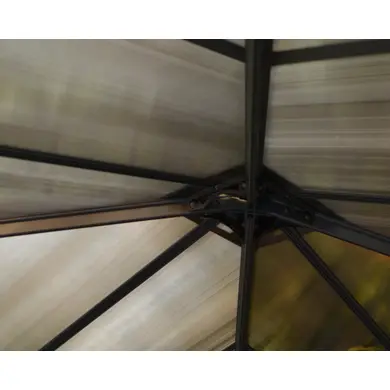 Palram - Canopia, Afgesloten tuinprieel Ledro 3.6X3.6M Grijs - CANOPIA