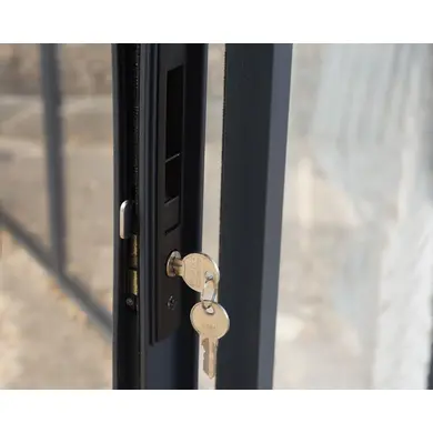 Palram - Canopia, Afgesloten tuinprieel Ledro 3.6X3.6M Grijs - CANOPIA