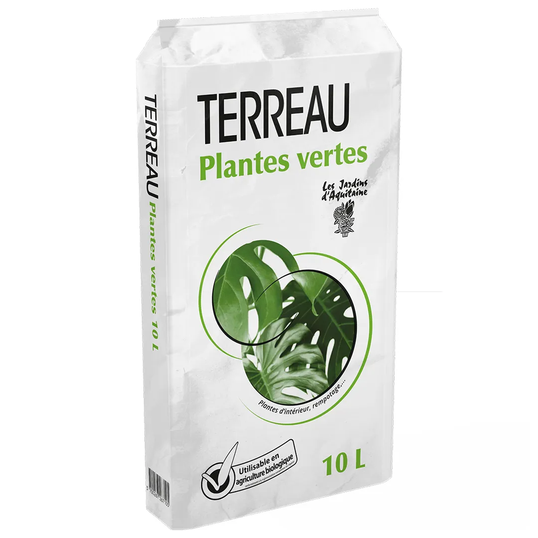 Terreau Plantes Vertes Sac de 10L