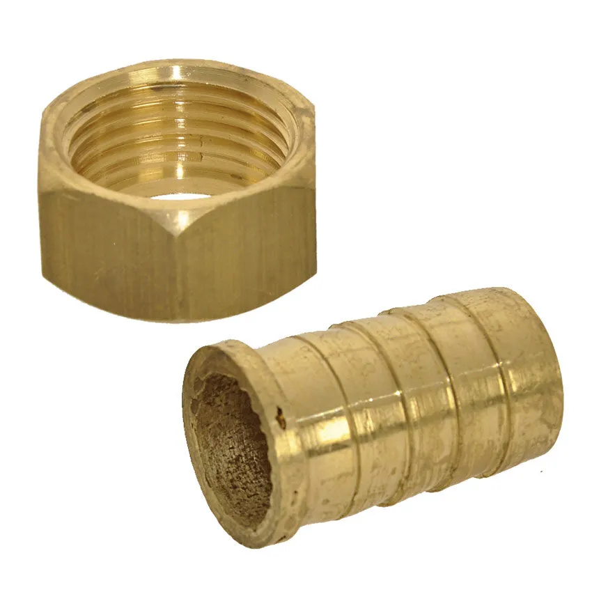 Embout femelle laiton 6 pans   D25 mm F26x34