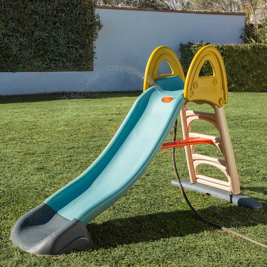 Feber Super Mega Toboggan à Eau – Multicolore – Ultra Résistant – Pour Enfants De 3 à 10 Ans