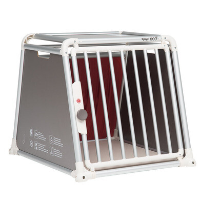Caisse de transport pour chien en Aluminium ECO L 93.5 x 68 x 66 cm