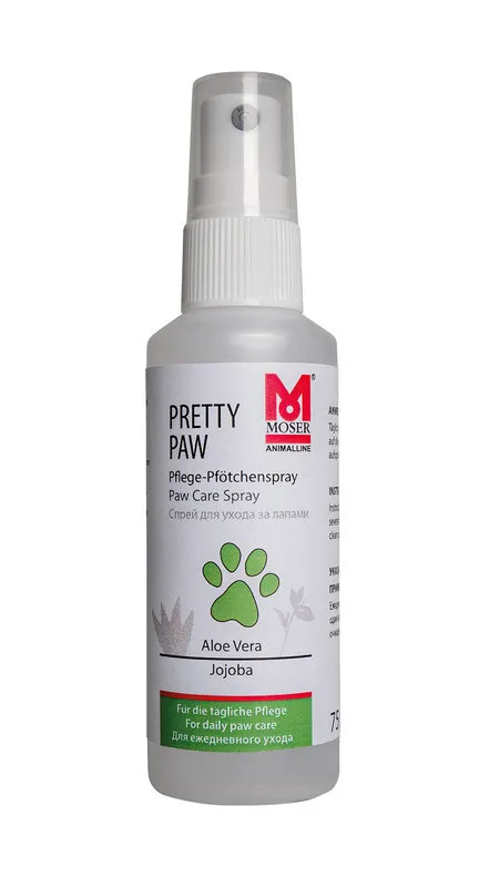 Spray pour toilettage coussinets chat et chien