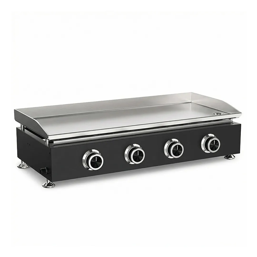 Plancha gaz en Inox 4 brÃ»leurs MAINE