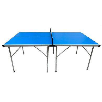 Table De Ping-pong Pliable – 210x117x76 Cm, MDF 12 Mm, Raquettes Et Filet Inclus – Enfants/adultes, Intérieur/extérieur