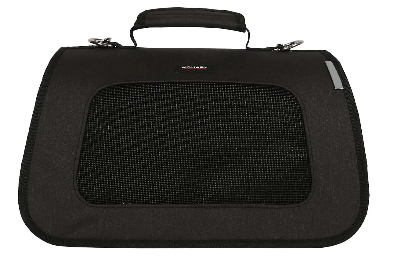 Faltbare Tasche Mittelgroß 40x24x25 cm Schwarz