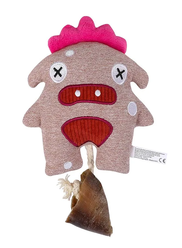 Jouet Dingo Morty pour chiens, Wouapy avec sabot de veau