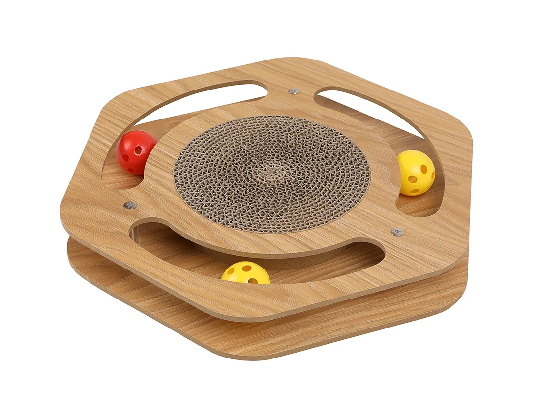 Aire de jeu pour chats et chatons avec griffoir, Wouapi, Hexagone