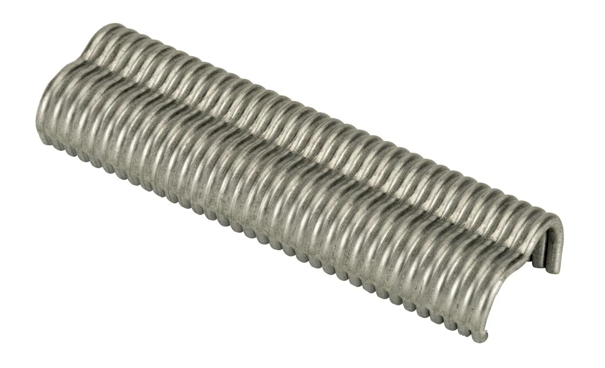 Lot de 1000 agrafes de grillages et clÃ´ture omega 20 galvanisÃ©e