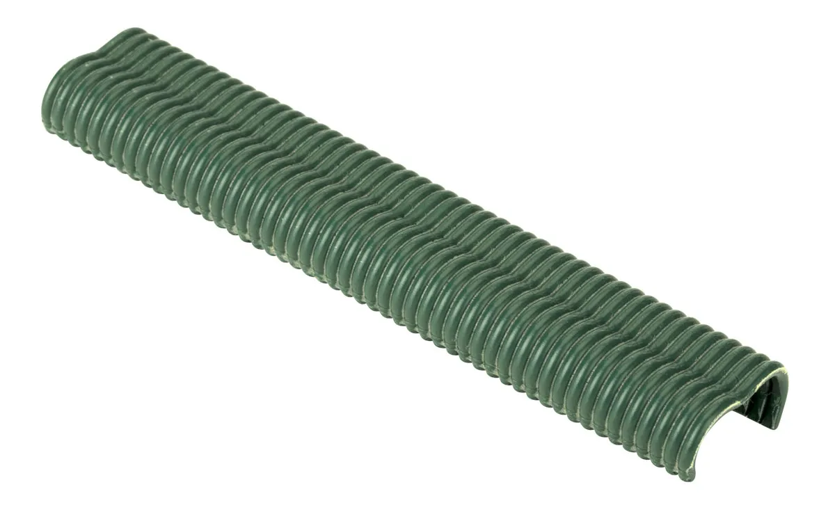 1000 Stück Omega 20 Stahlklammern, plastifiziert, grün