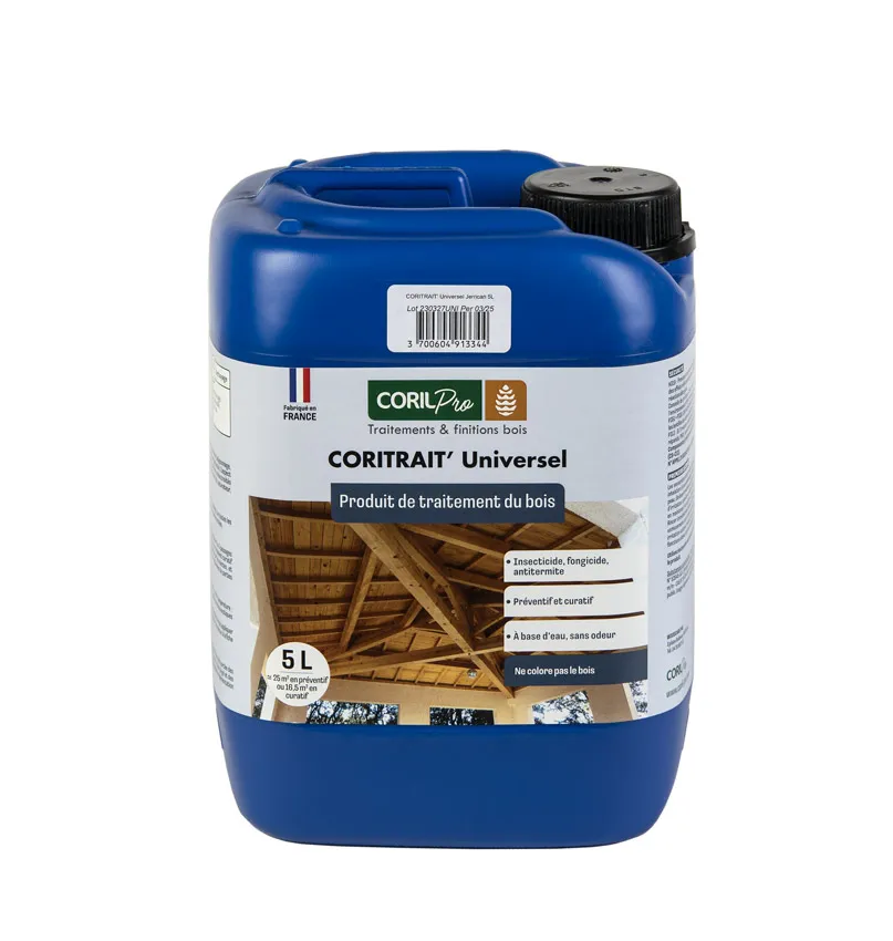 CORITRAIT' Tous usages 5L Insecticide, Fongicide, Anti termite