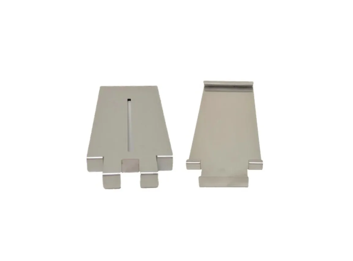 Lot de 5 sets de finition latérale inox dalles de terrasse sur plots