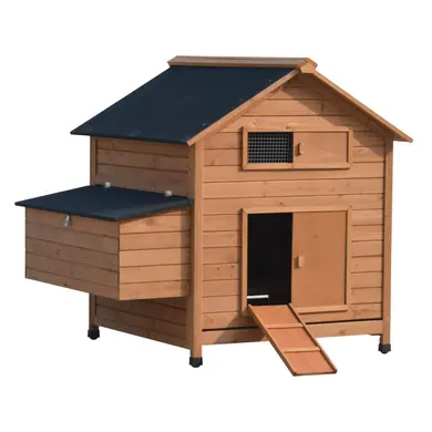 Poulailler en bois Chicken Home XL naturel - 4 à 7 poules