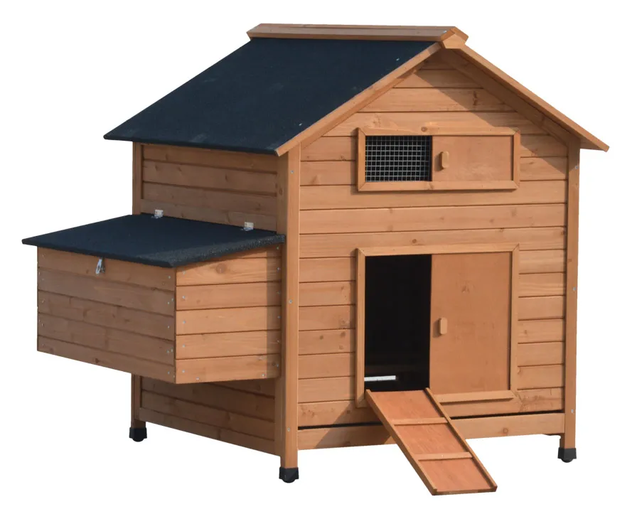 Poulailler en bois Chicken Home XL naturel   4 Ã  6 poules