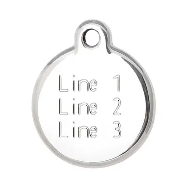 Huisdier ID badge - Ster - oranje - Maat S - RED DINGO