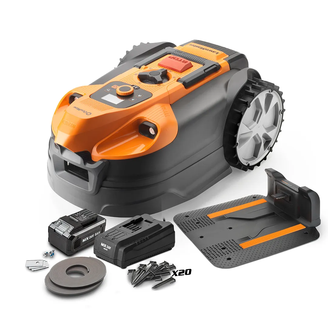 Robot Tondeuse 24 V 4,0 Ah avec camÃ©ra HDR et station GPS   600mÂ²