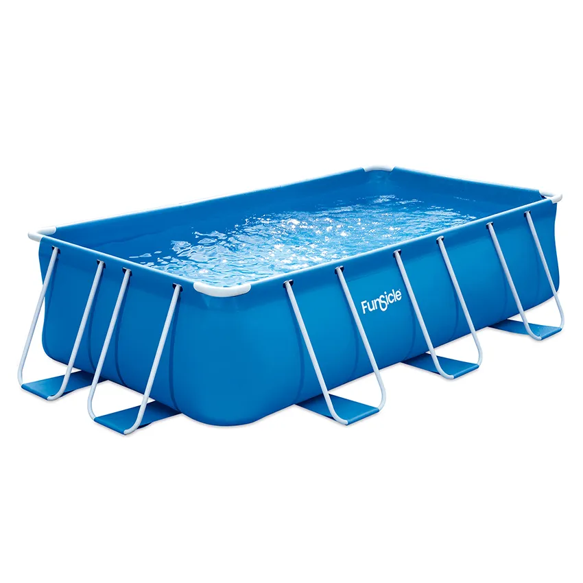 Piscine Tubulaire Rectangulaire 4,00x2,00x1,00m - Filtration cartouche