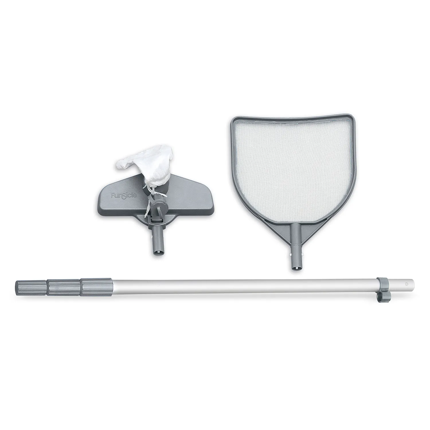 Piscine Tubulaire Grise 5,49x2,74x1,32m FC - Ãlégante et Spacieuse