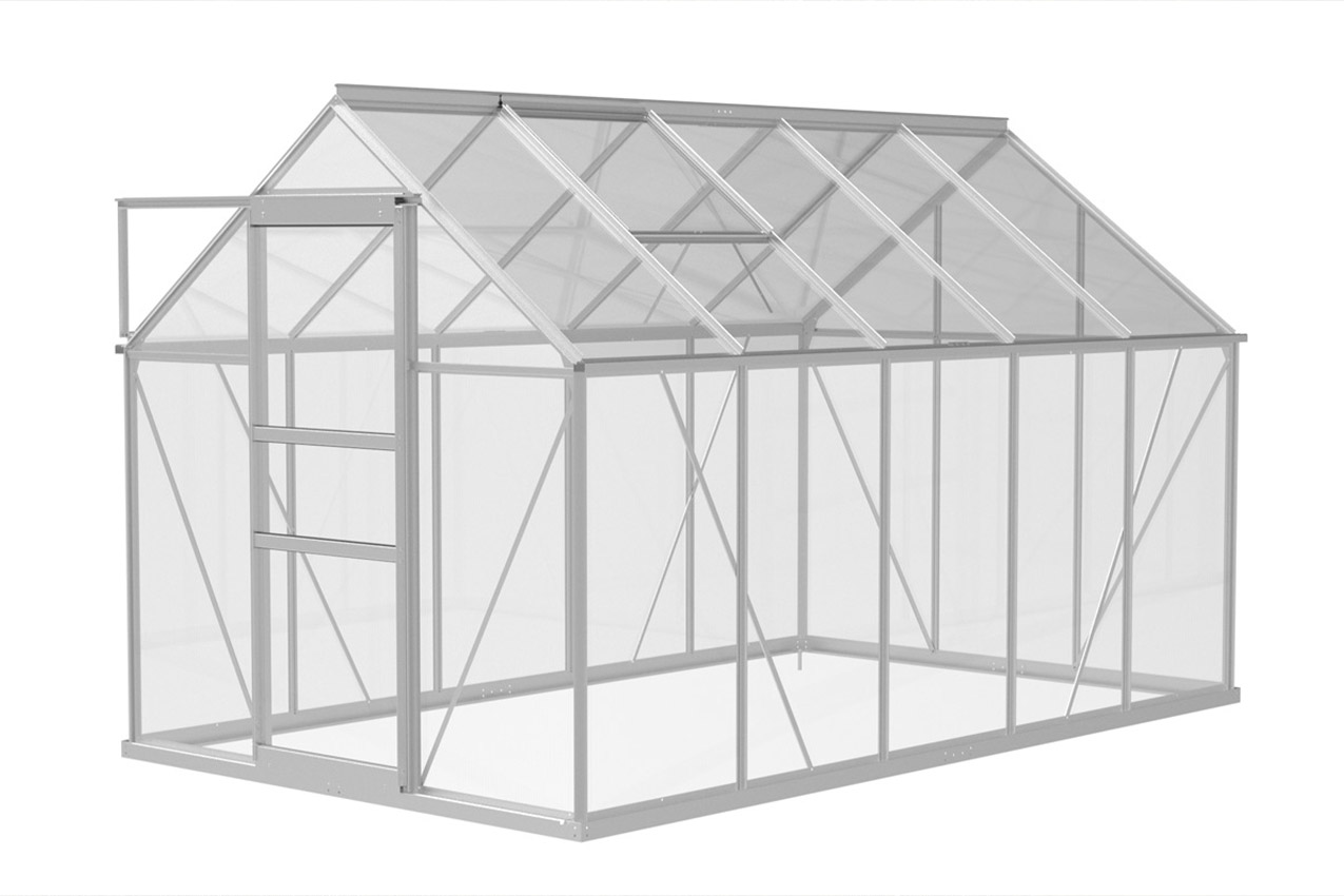 Gewächshaus 6m² HKP 4 mm - OOGarden